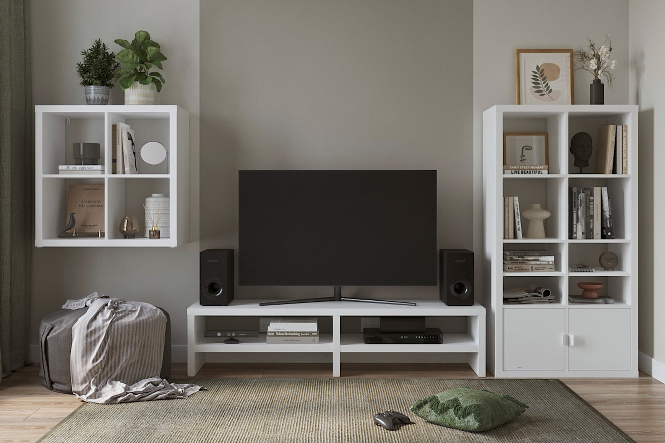 Стеллаж FÖRA 4 белый