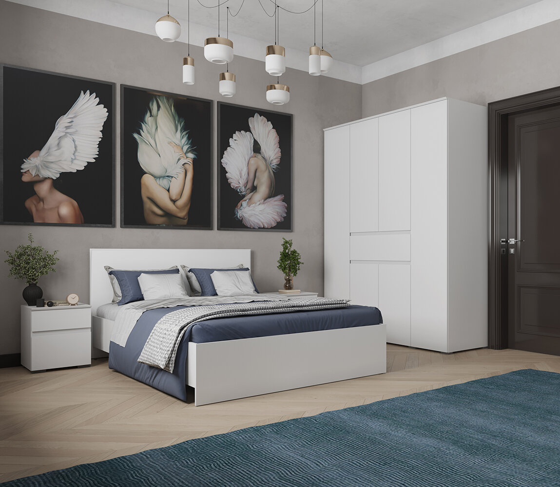 Комод Плейона, белый