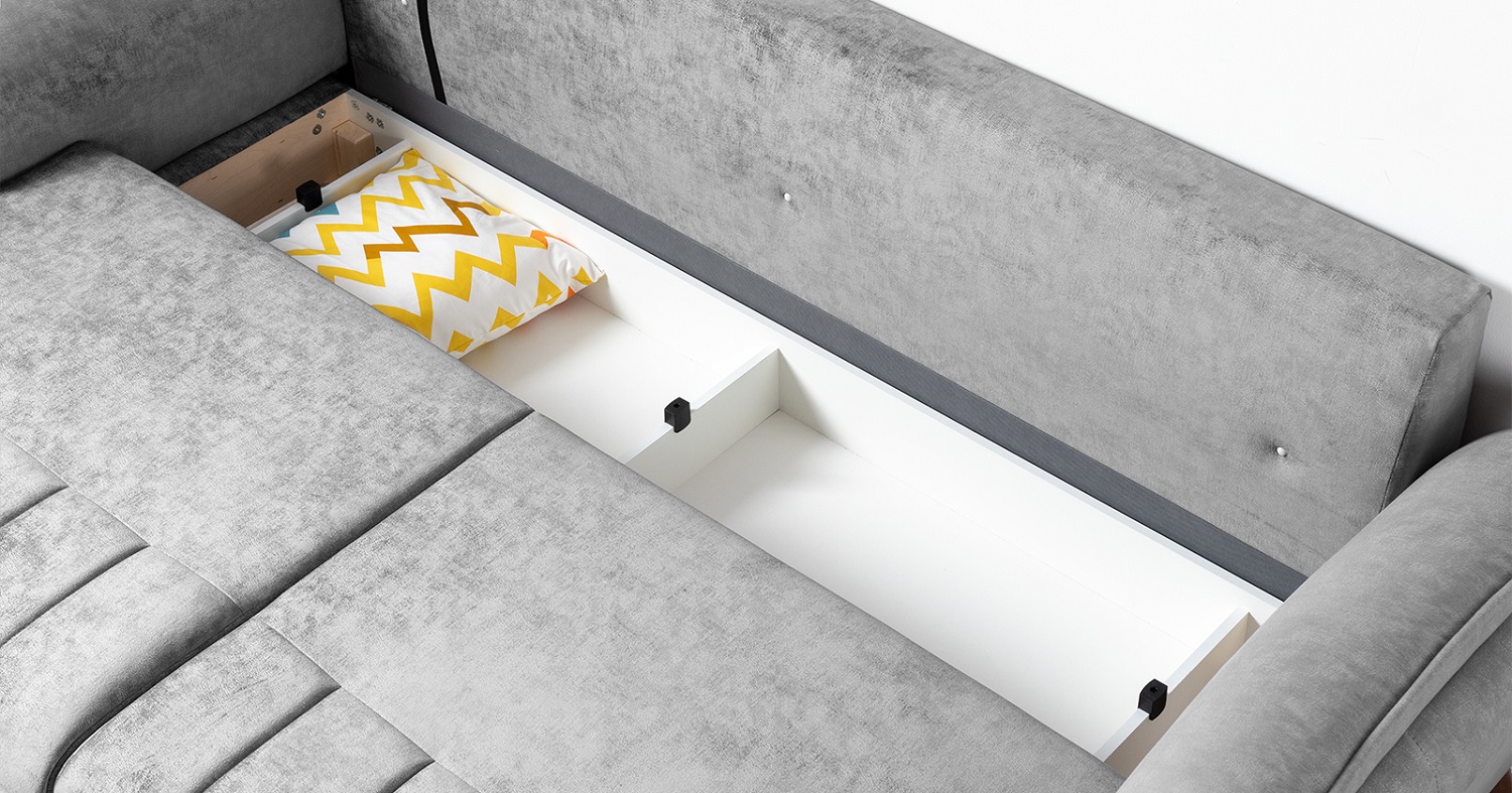 Диван кровать Дорис, Серый