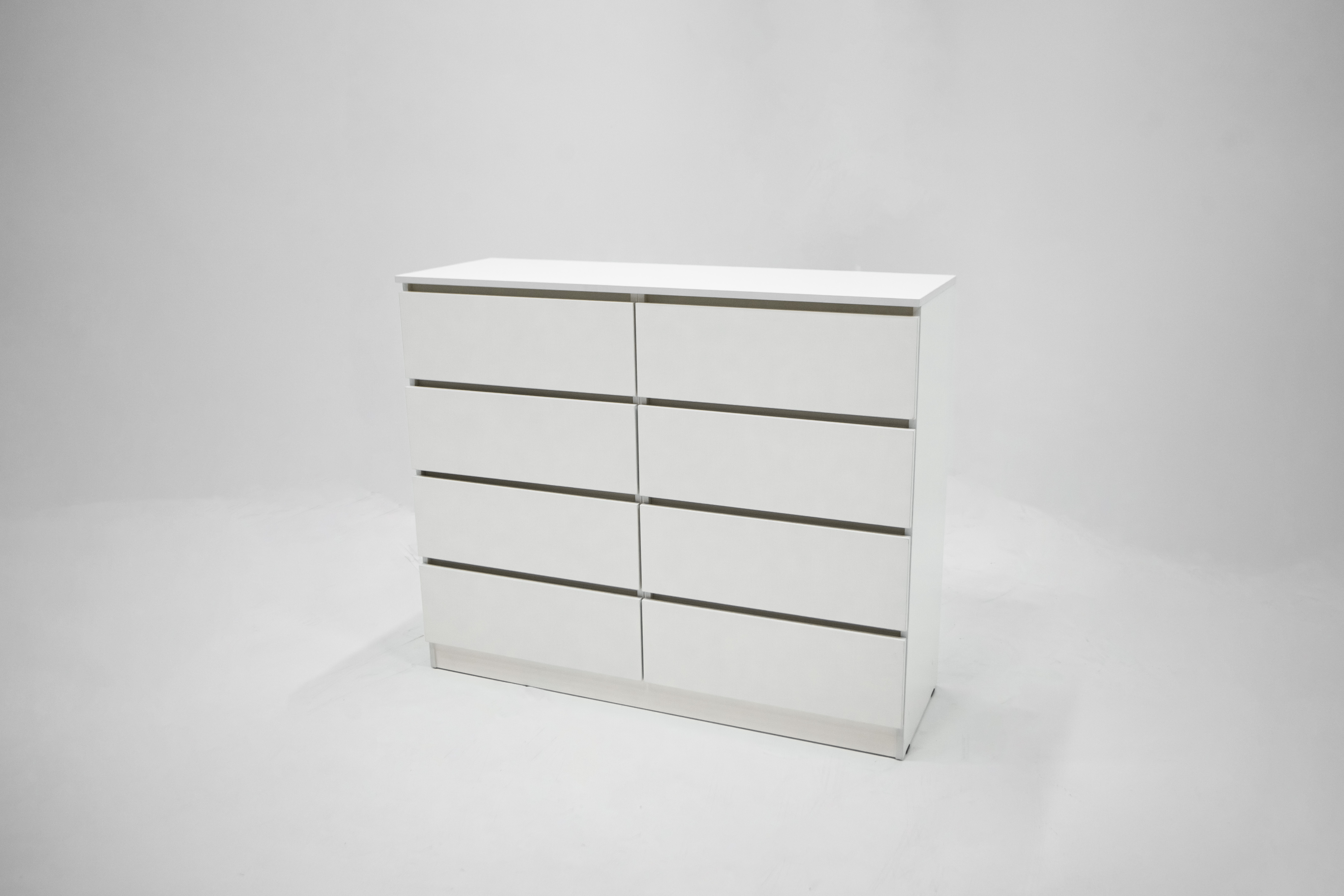 МС Охта Лайт Комод 1200.8 Белый гладкий