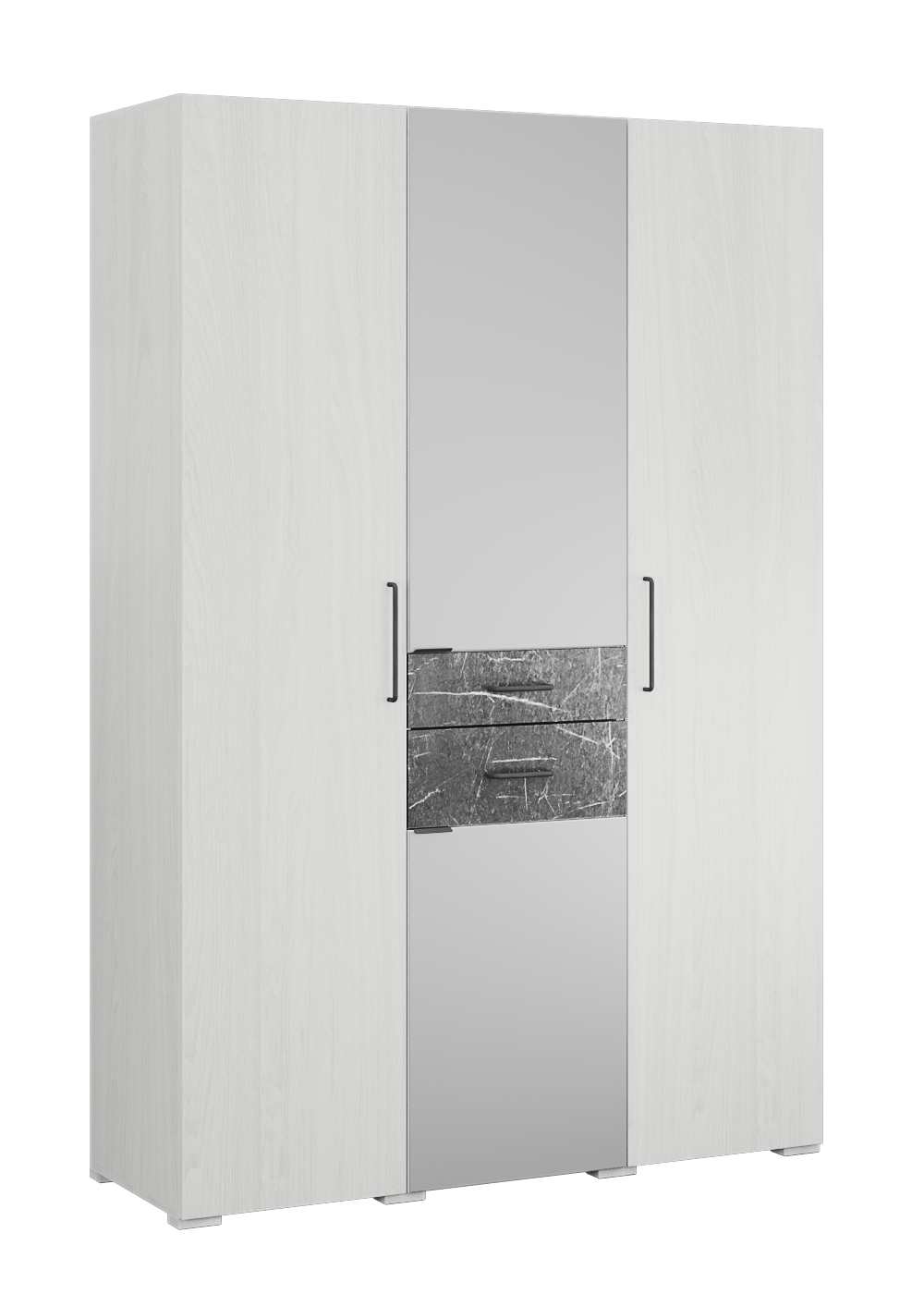 Шкаф трехдверный Теана (ясень анкор светлый)