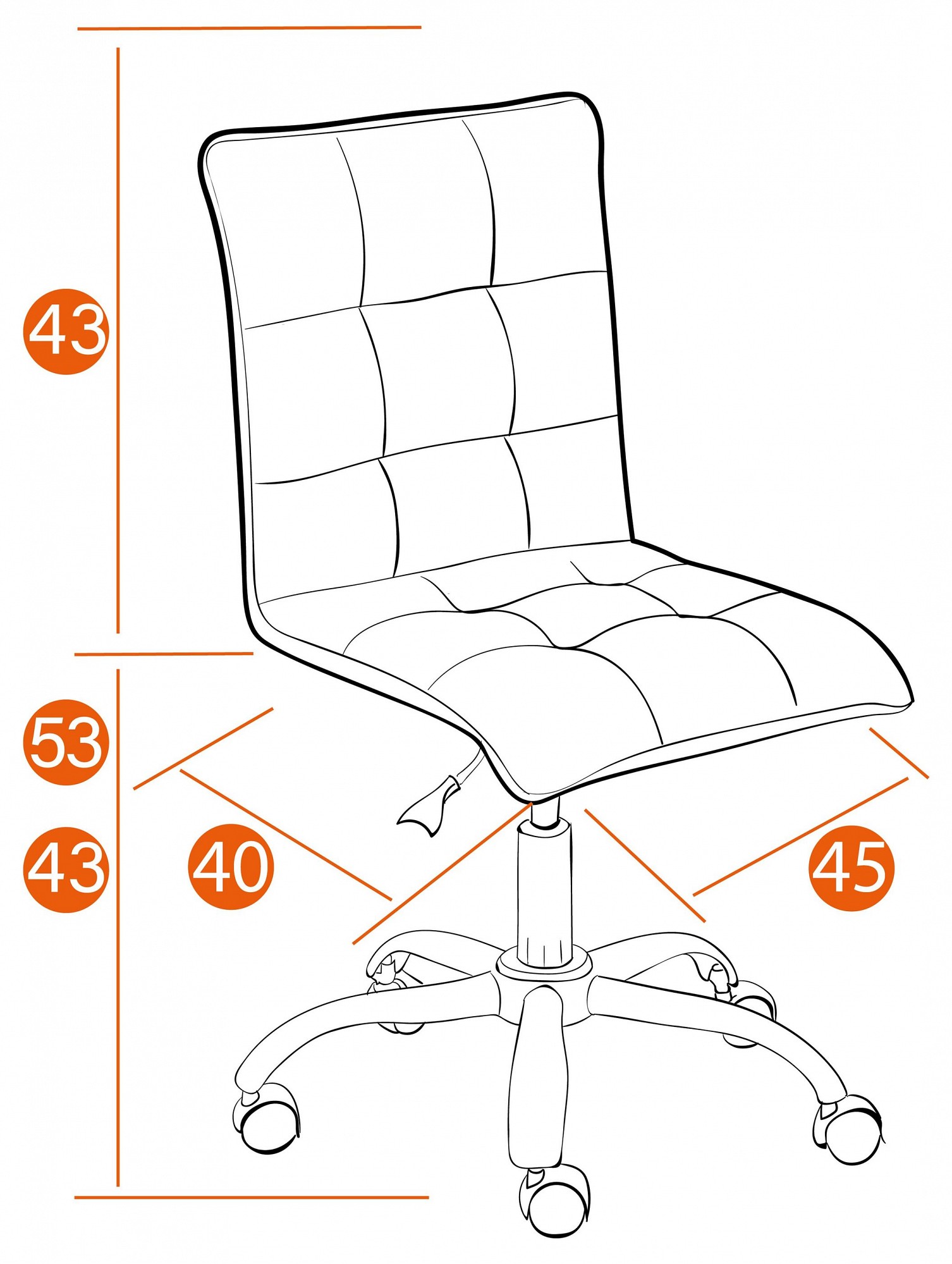 Стул компьютерный Zero