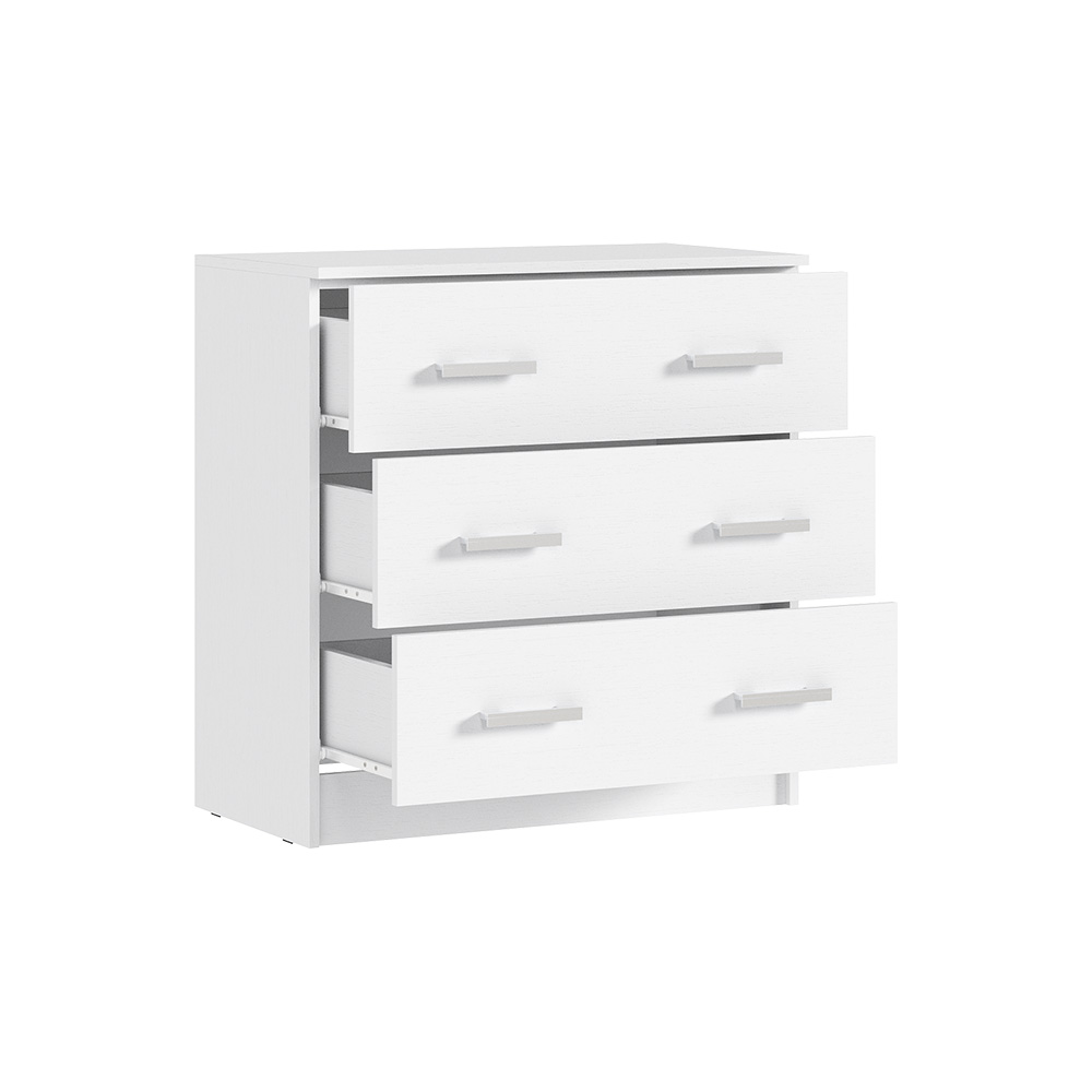 Басямиф Комод с 3-мя ящиками (Белый)