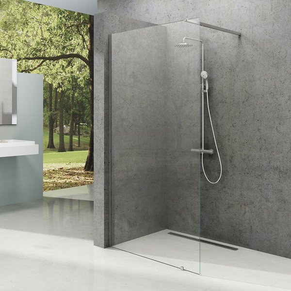 ST Walk-In Wall 700 x 2000 блестящий + транспарент