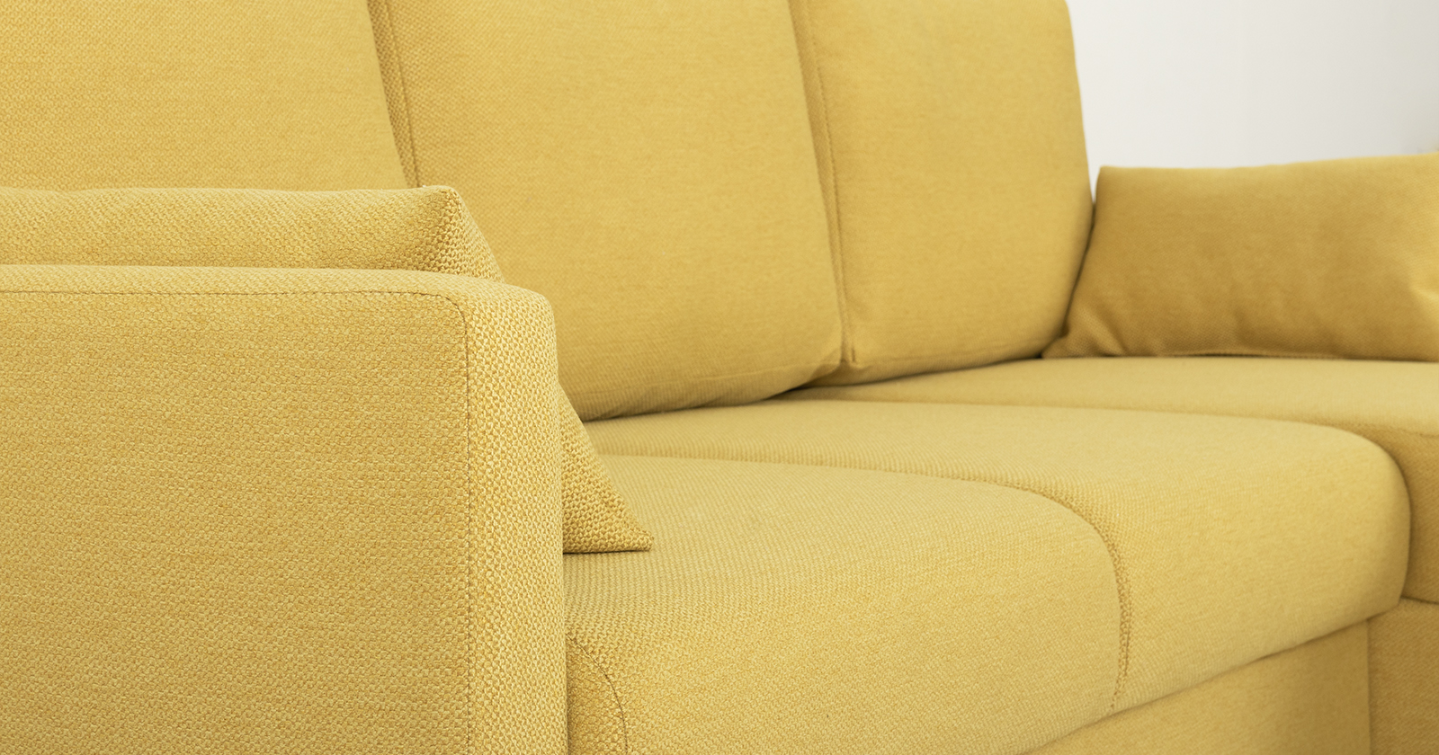 Диван кровать угловой Дилан, Желтый