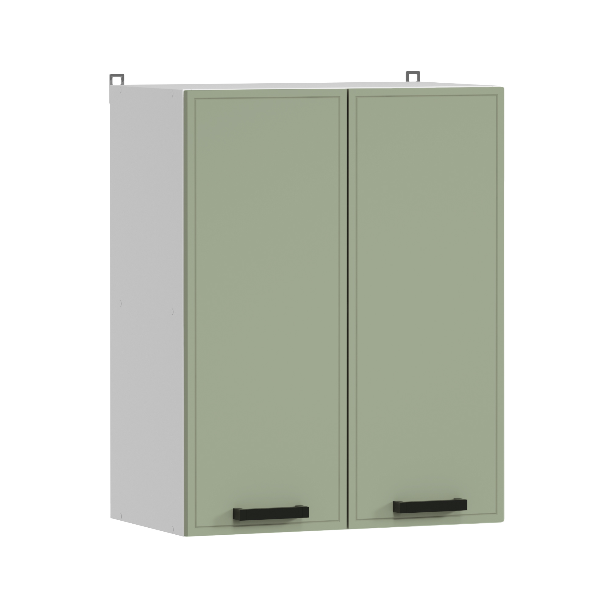 ГК Аленушка 1,6м Магнолия Фисташка/Фисташка,скоба черный,черный