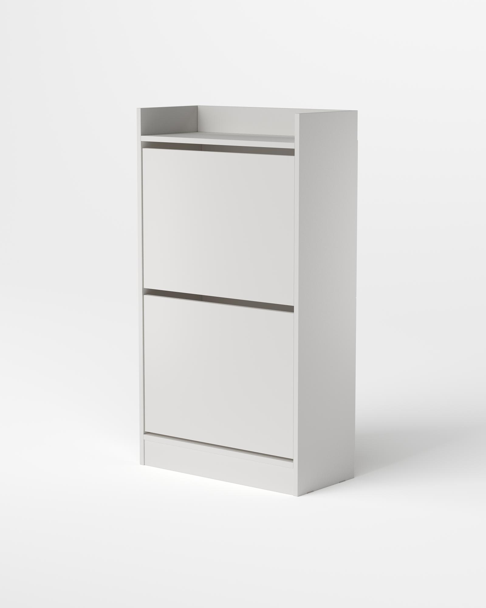 МС Охта Лайт Обувница 600.2 Белый гладкий