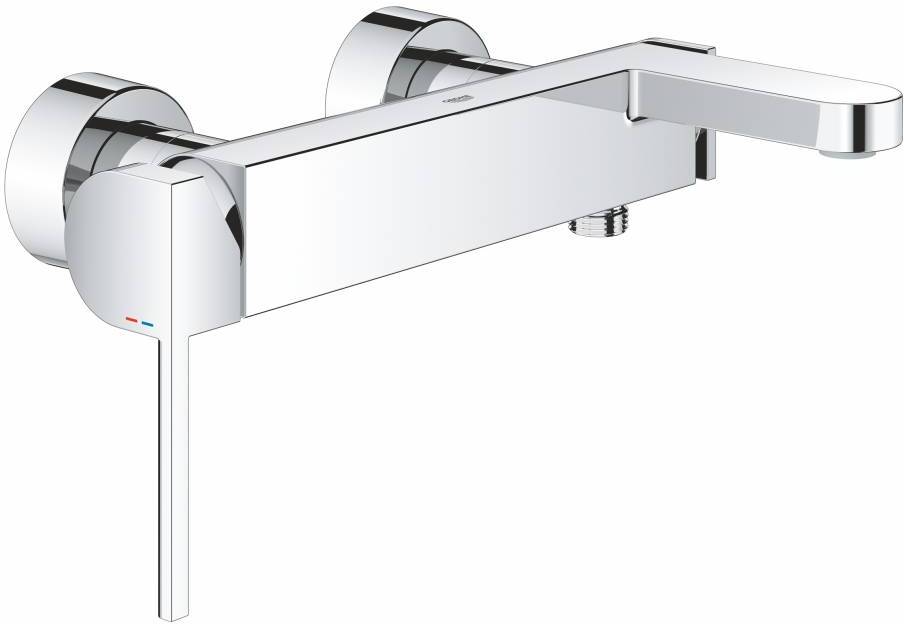 33553003 Plus Смеситель для ванны, настенный монтаж, 1/2″, хром