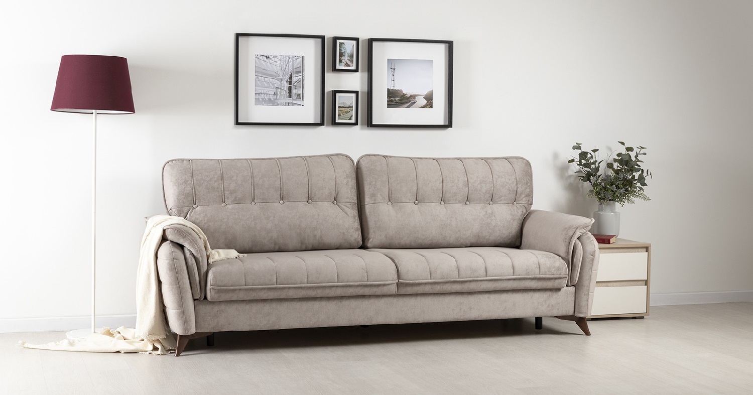 Диван кровать Дорис, Бежевый