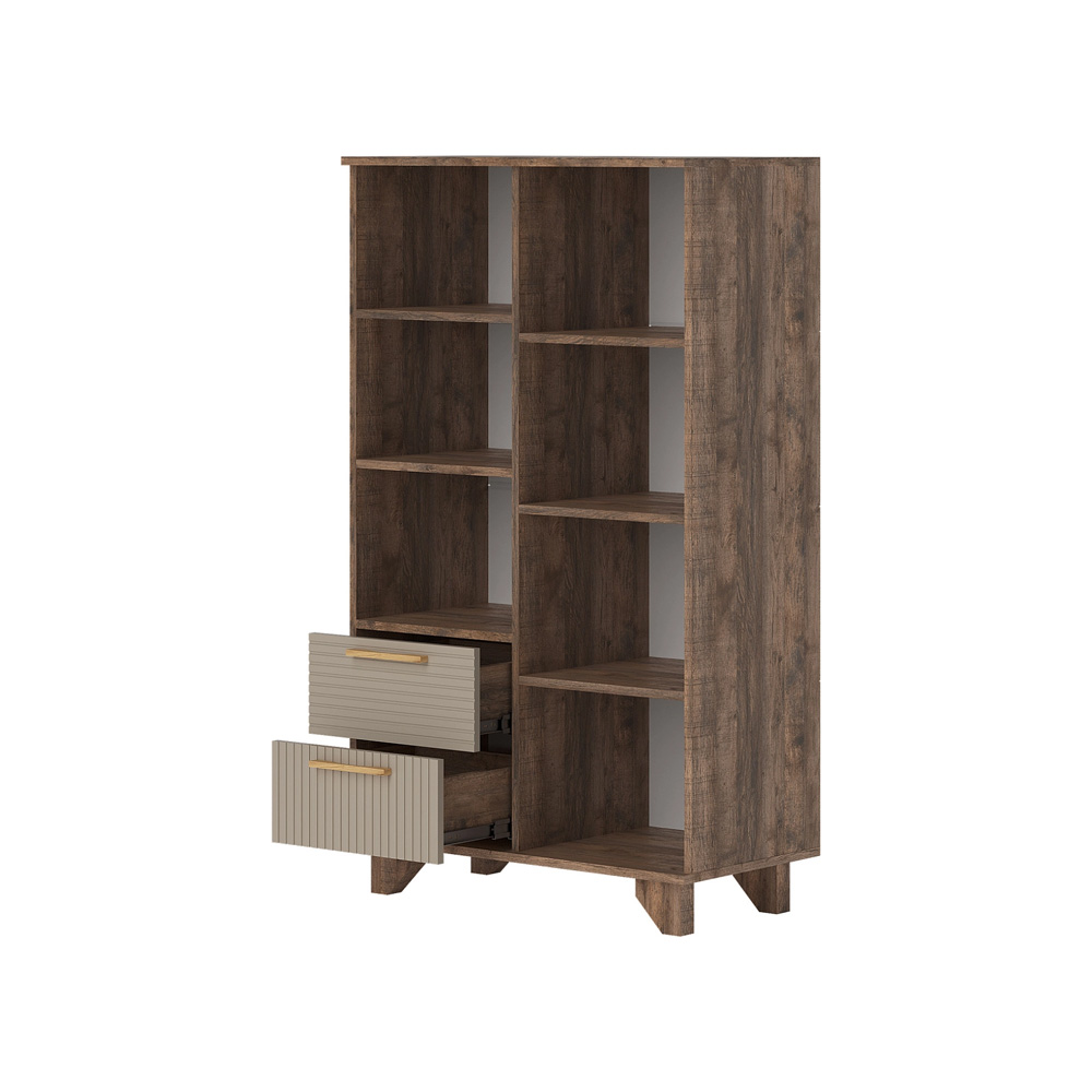 Ньёрд Шкаф 800 Дуб Самдал/Ива пепельная