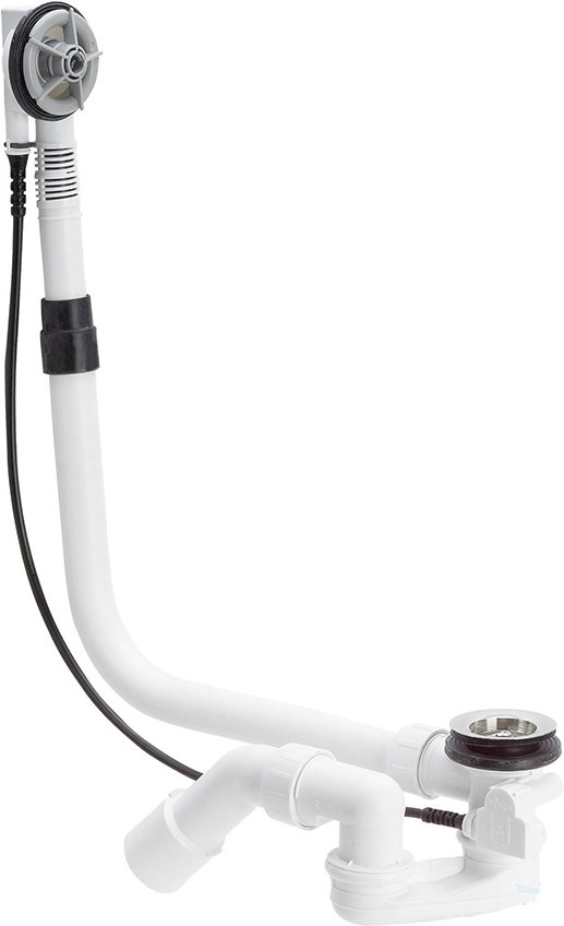 111069 Multiplex слив-перелив для нестандарт ванн, сифон, 40/50 x 725, без накладок, плоская конструкция, модель 6163.1