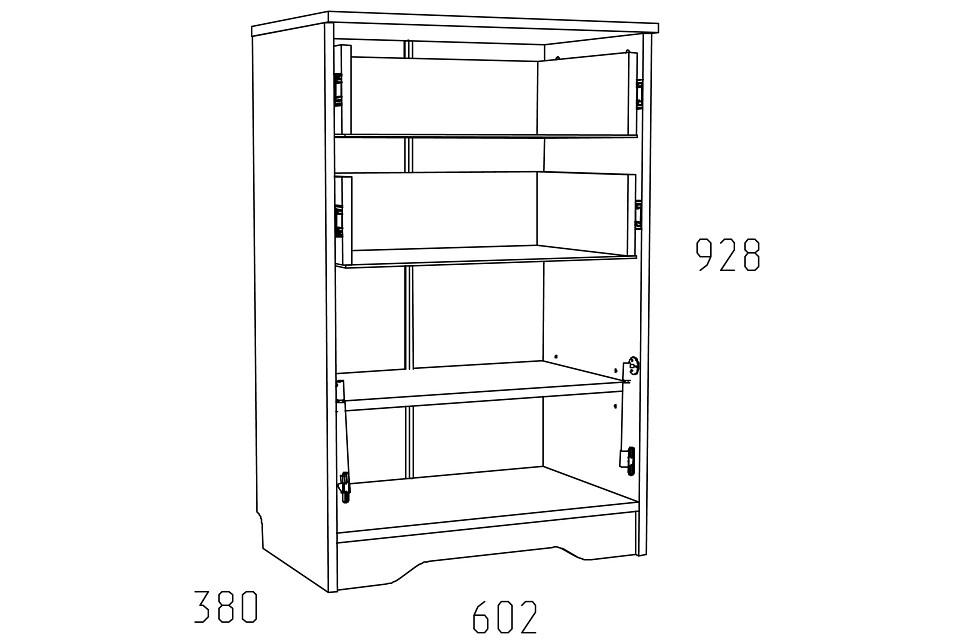 Тумба для обуви Оливия НМ 040.45
