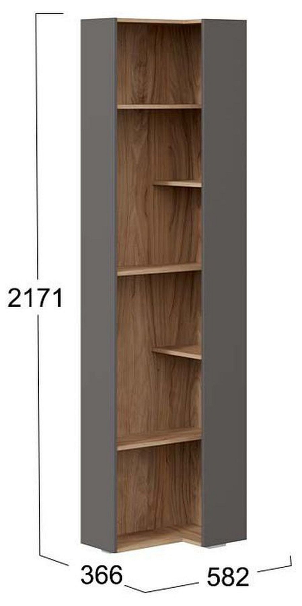 Стеллаж книжный Порто ТД-393.07.26