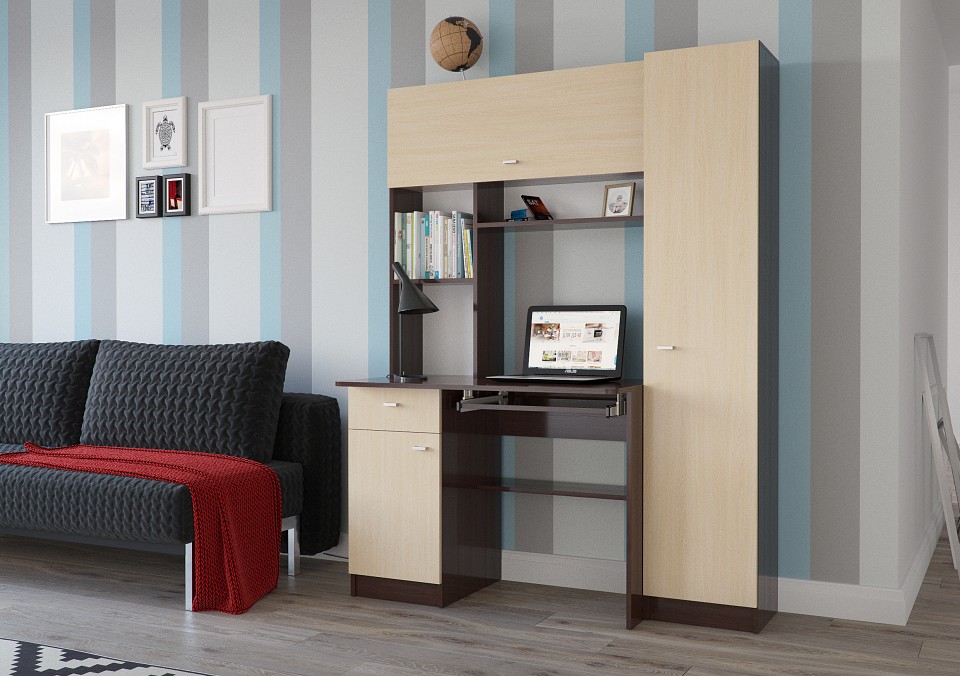 Стол компьютерный Альфа 6-0603