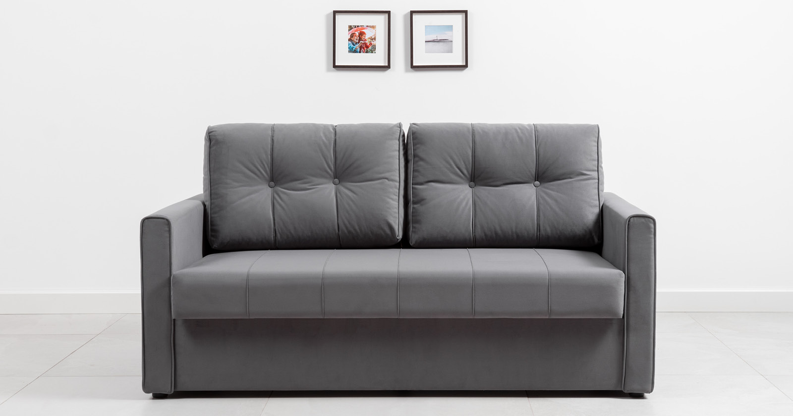 Диван кровать Лео, Серый