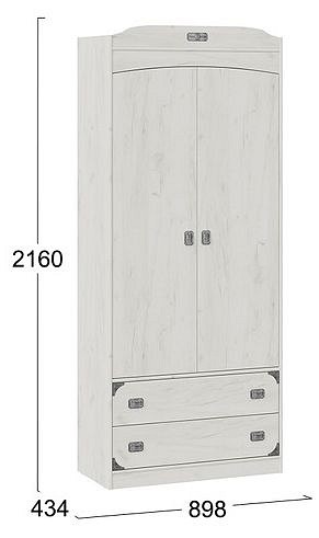 Шкаф платяной Калипсо