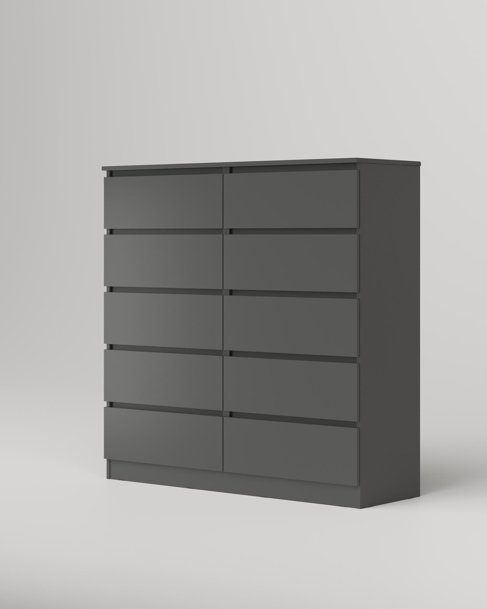 МС Охта Лайт Комод 1200.10 Антрацид