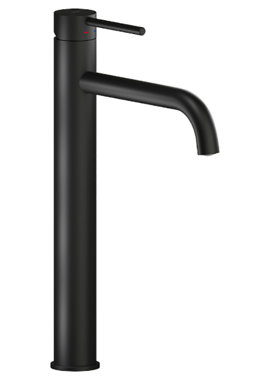 LV00128/2BM LIVE смеситель для раковины высокий, матовый черный