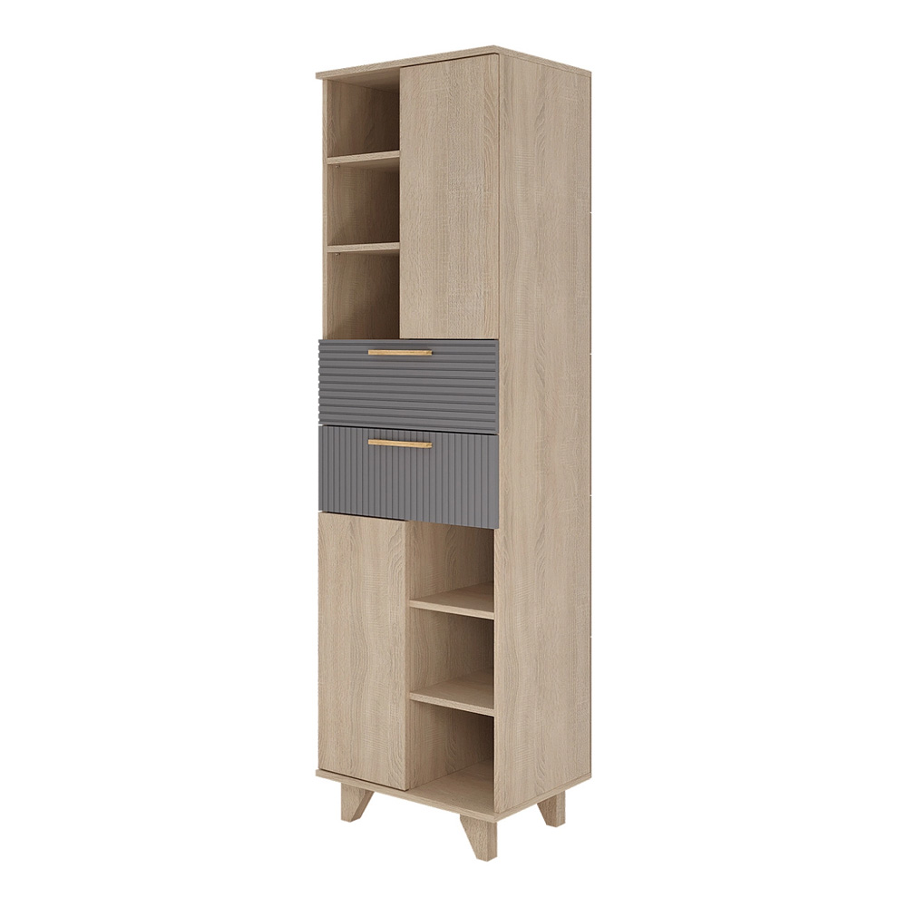 Ньёрд Стеллаж Н. Дуб Сонома / Черника