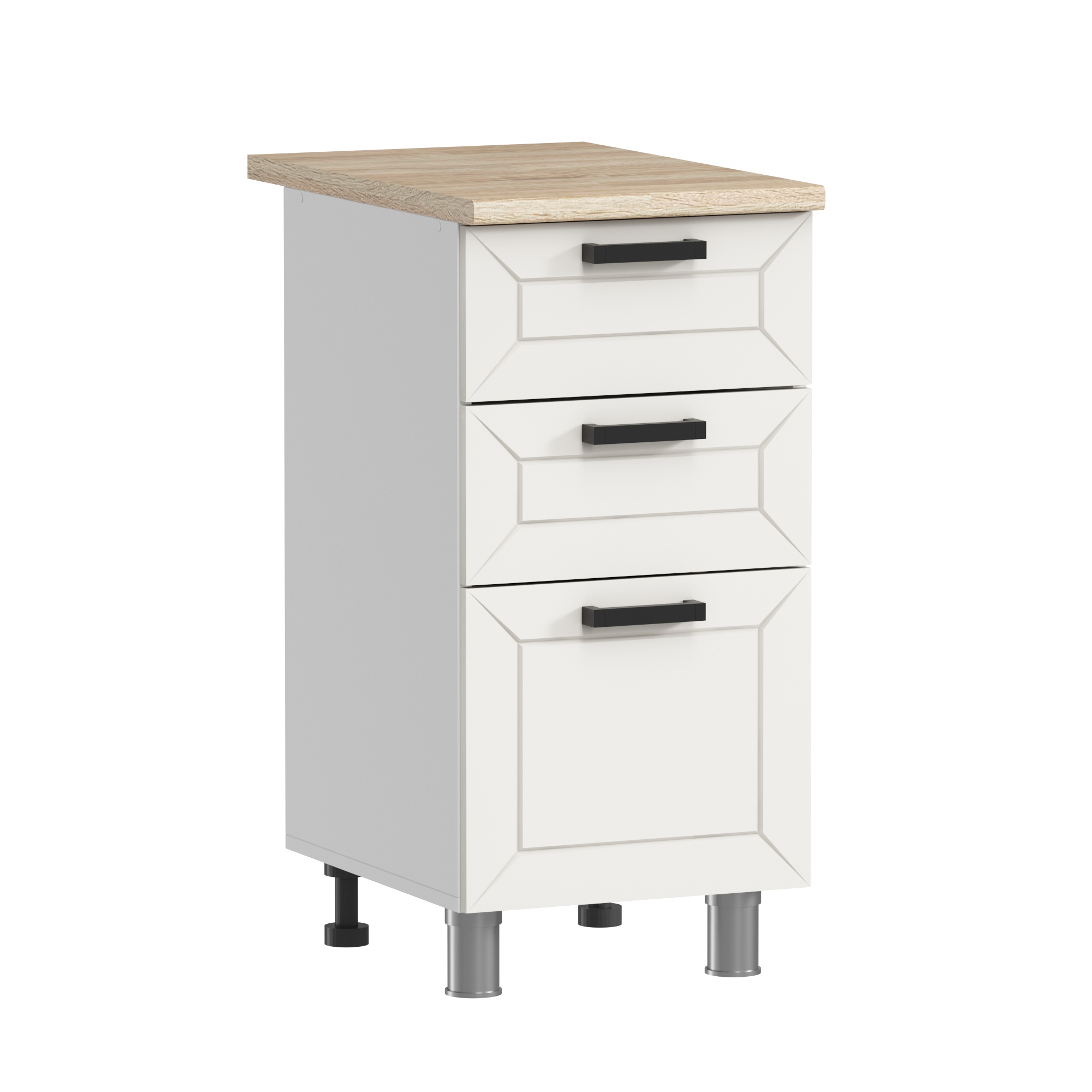 ГК Аленушка 1,6м  Лилия Молочный/Молочный,скоба черный,черный