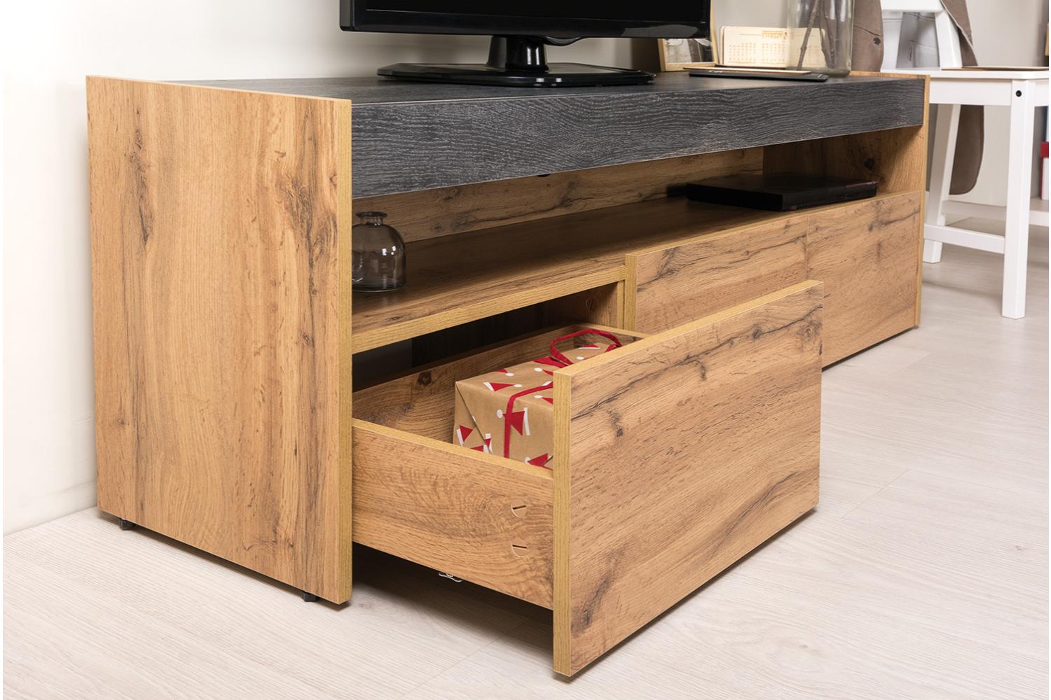 Тумба под ТВ 13.272 Дуб Вотан 065 R, Интра