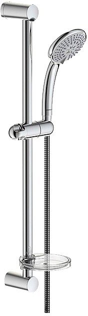 BA212AA FRESH M Душевой гарнитур (3-функциональная лейка 100 мм, штанга 600мм с мыльницей, шланг UF 1750 мм)