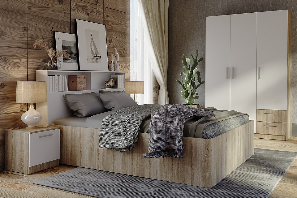 Кровать двуспальная Илга