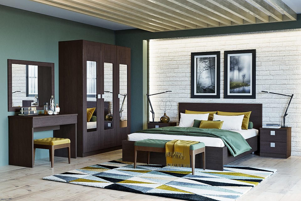 Кровать двуспальная Анастасия АН-20К