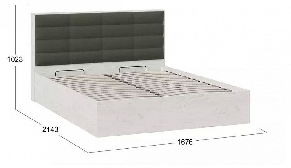 Кровать двуспальная Агата