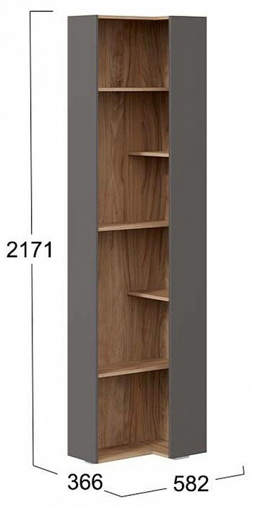 Стеллаж книжный Порто ТД-393.07.26