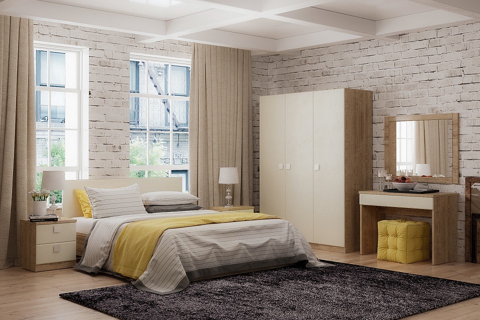 Кровать полутораспальная Анастасия АН-20К