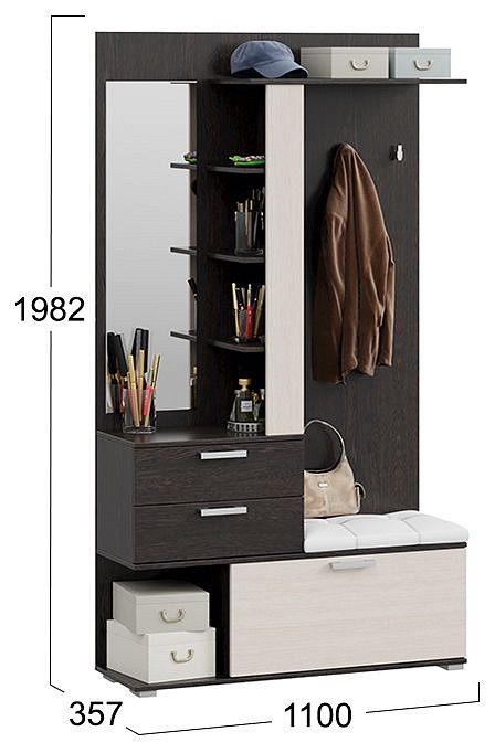 Стенка для прихожей Эрика