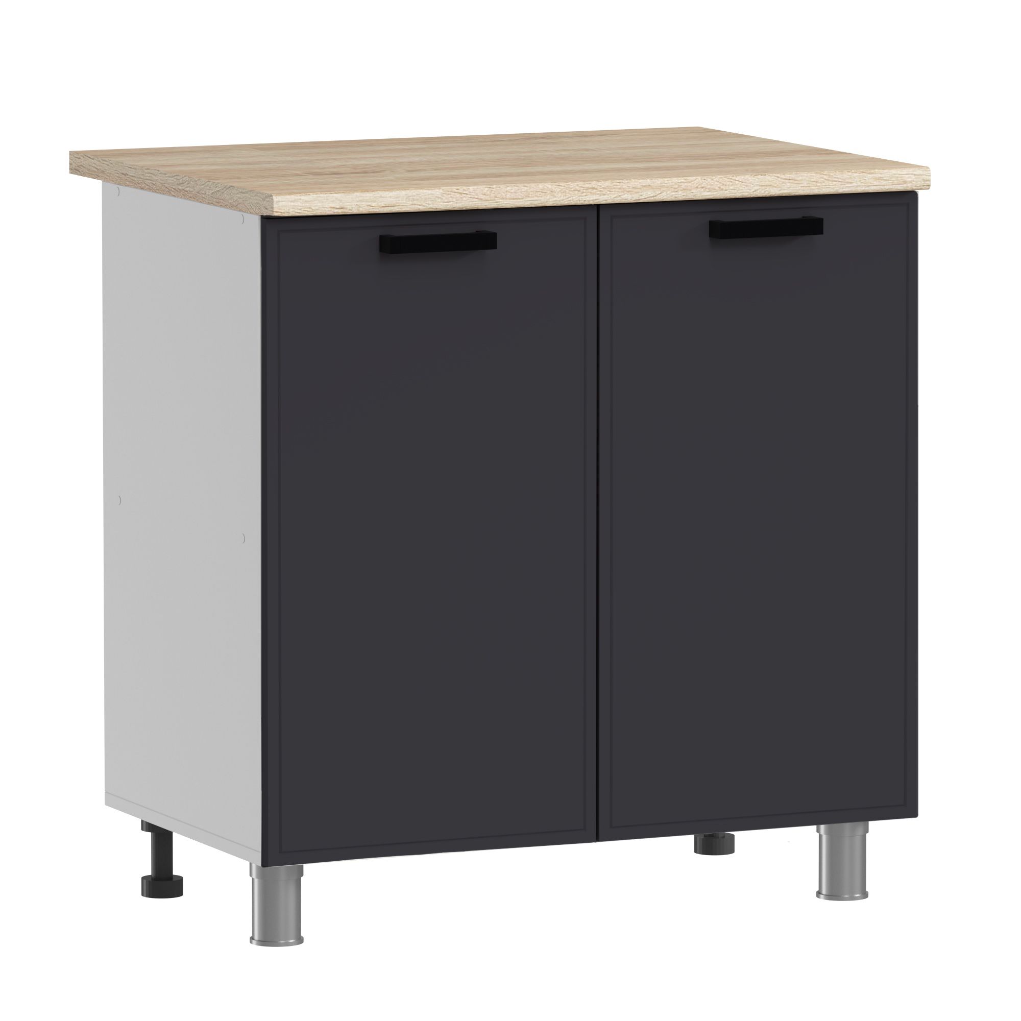 ГК Аленушка 2 м Магнолия Кашемир/Сталь,скоба черный,сонома