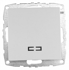 Выключатель одноклавишный с подсветкой без рамки Mono Electric Despina / Larissa 500-001925-101