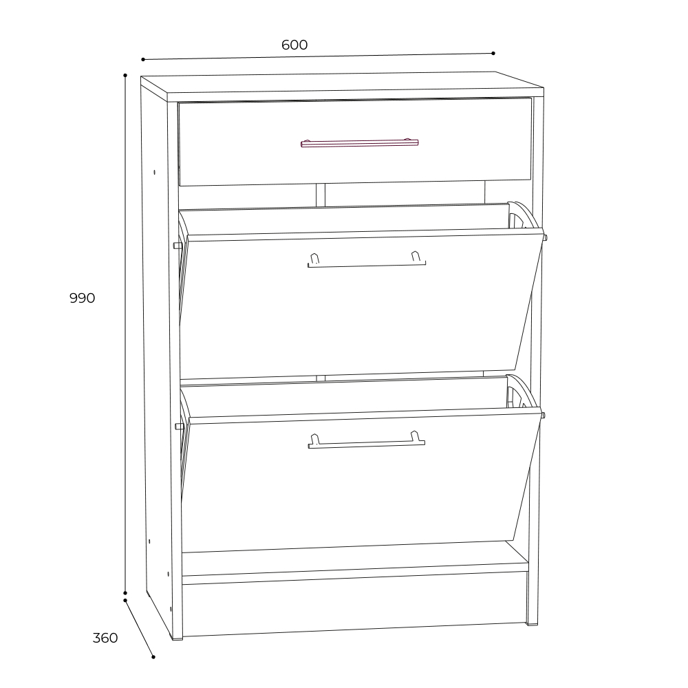 Обувница закрытая Денвер