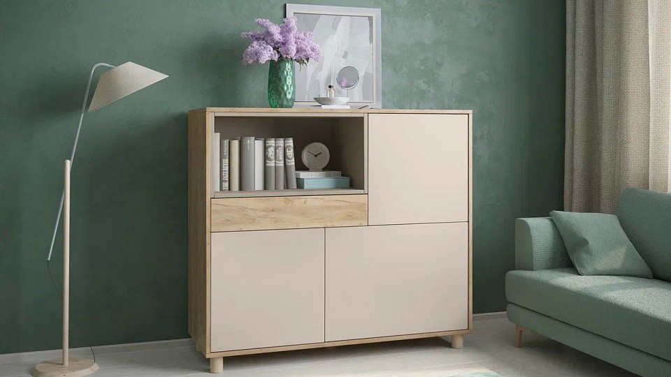 Тумба комбинированная 6-56016