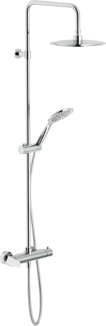 BS101130/60CR BLUES душевая система, верхний душ 24 см