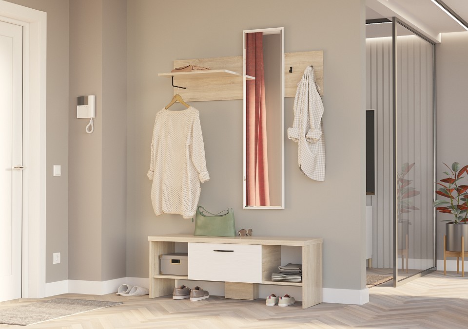 Вешалка-полка Колибри 2-3820