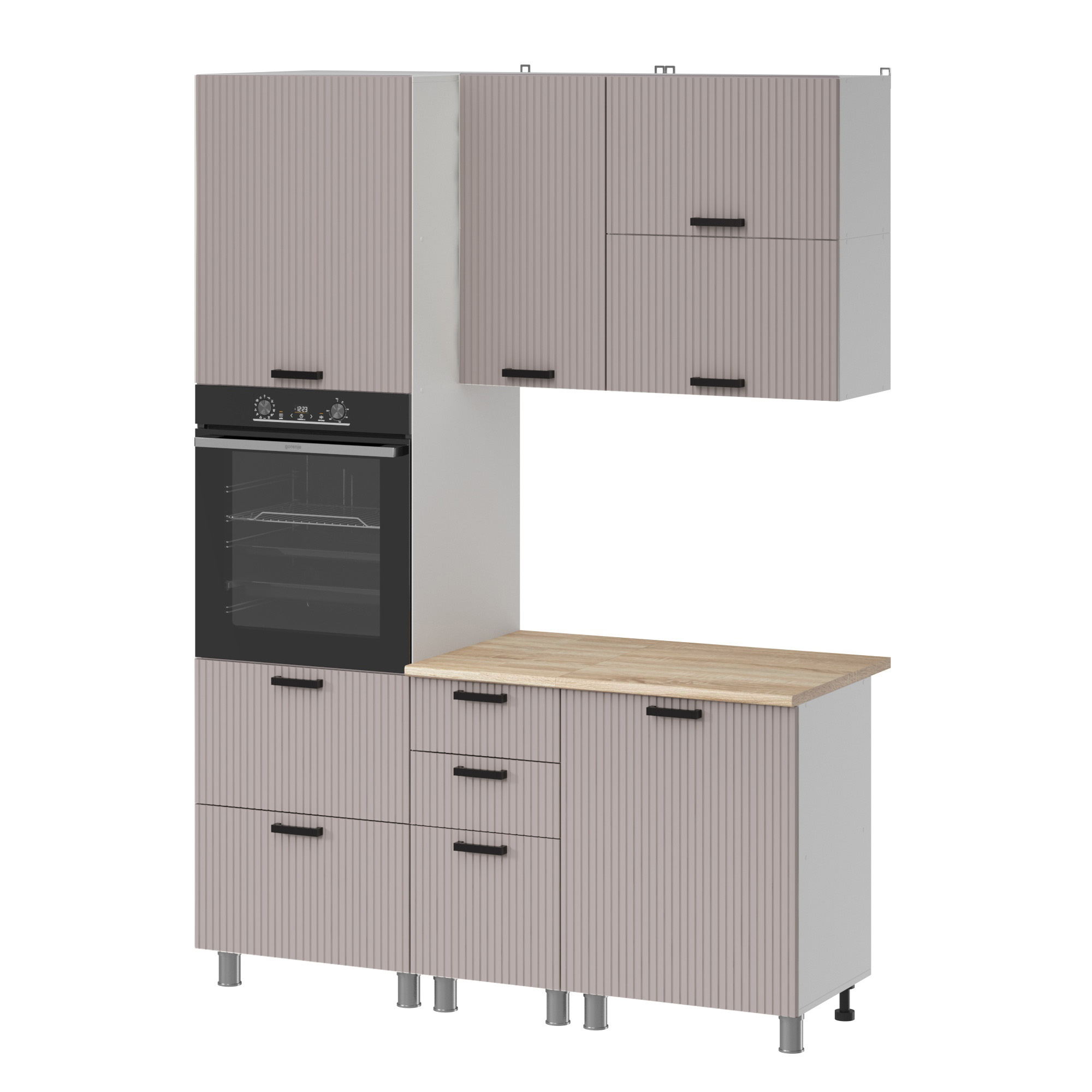 МК Аленушка 1,6м ПД 2 Лотос Кашемир,скоба антроцит,сонома