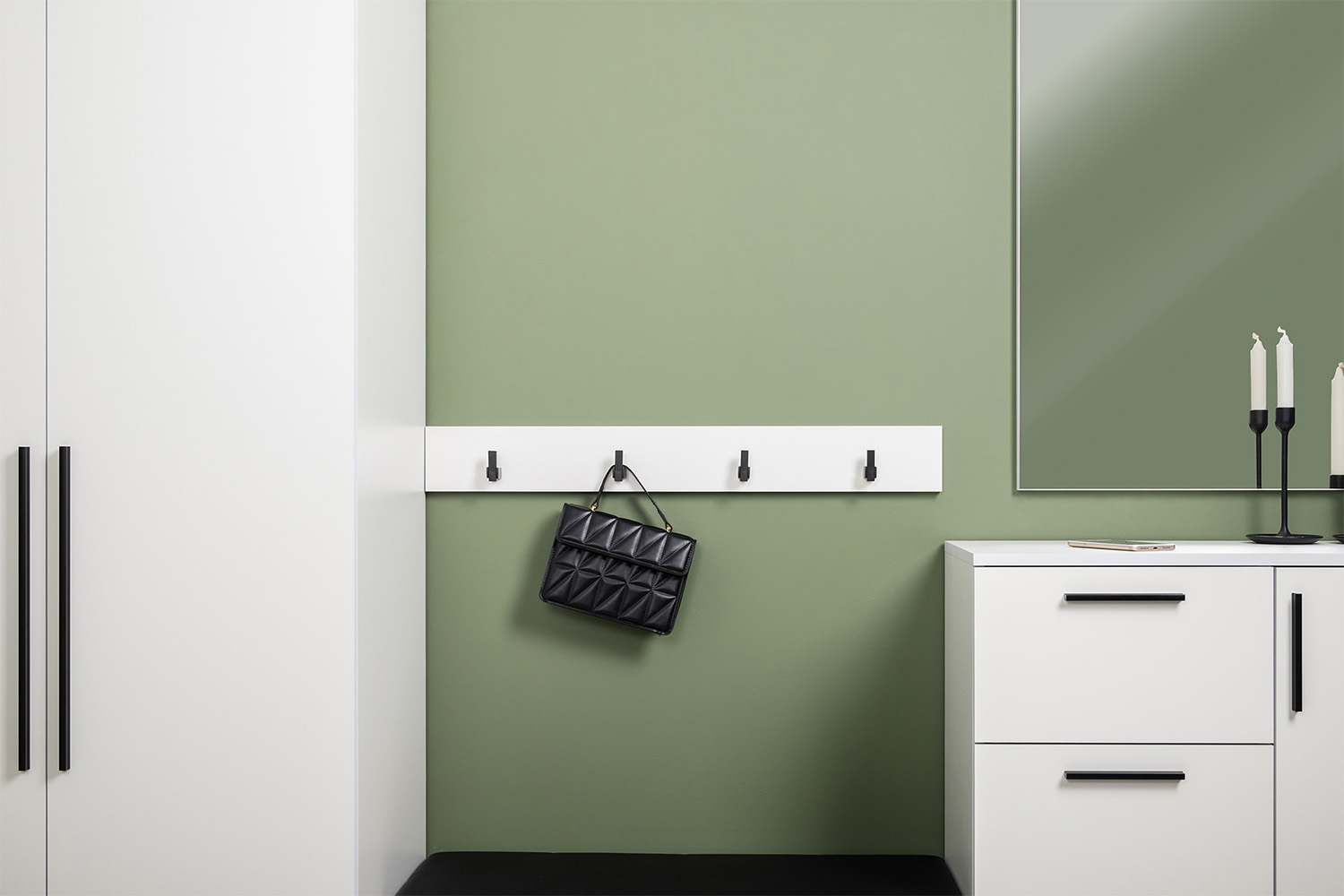 Вешалка Эйр 16.551.02, Белый шагрень