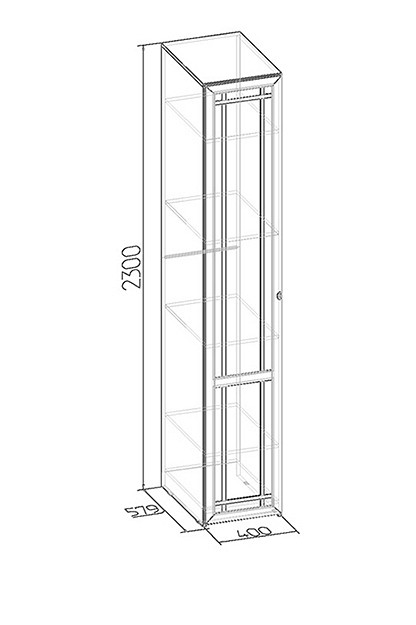 Шкаф для белья Sherlock 61