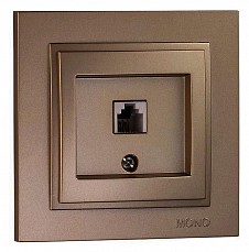 Розетка телефонная RJ-11 Mono Electric Despina 102-232305-124