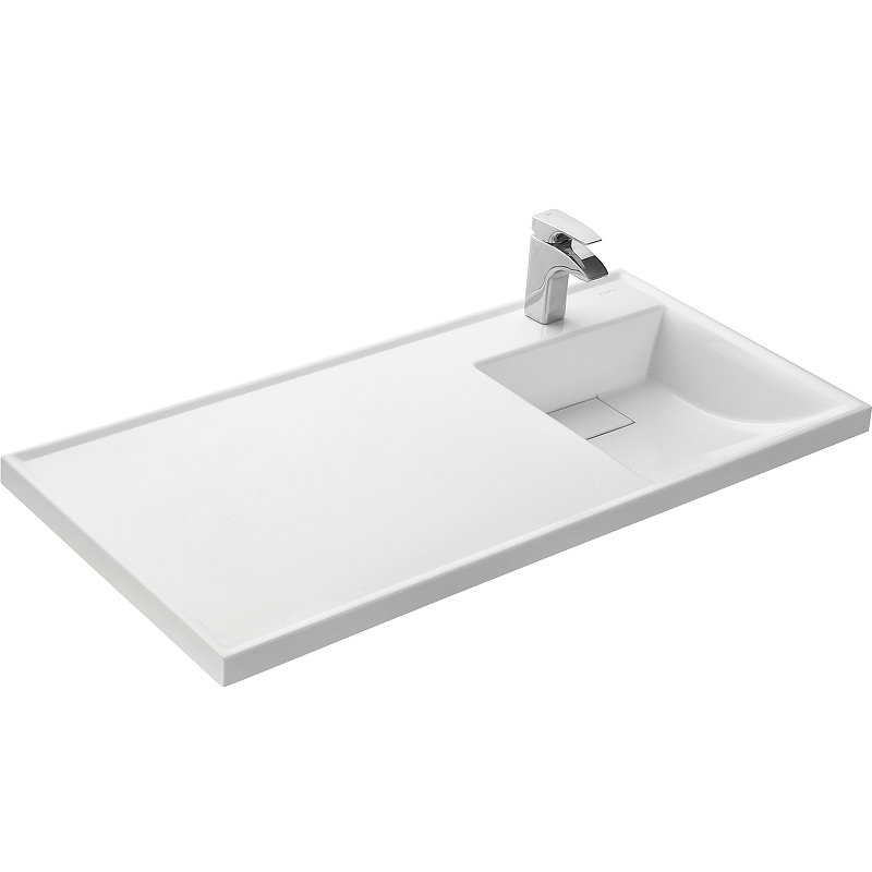 1A72223KLH010 Раковина Лондри 105 белая правая