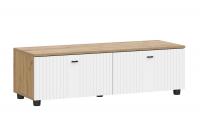 ТВ-тумба Милан дуб золотой / белый матовый