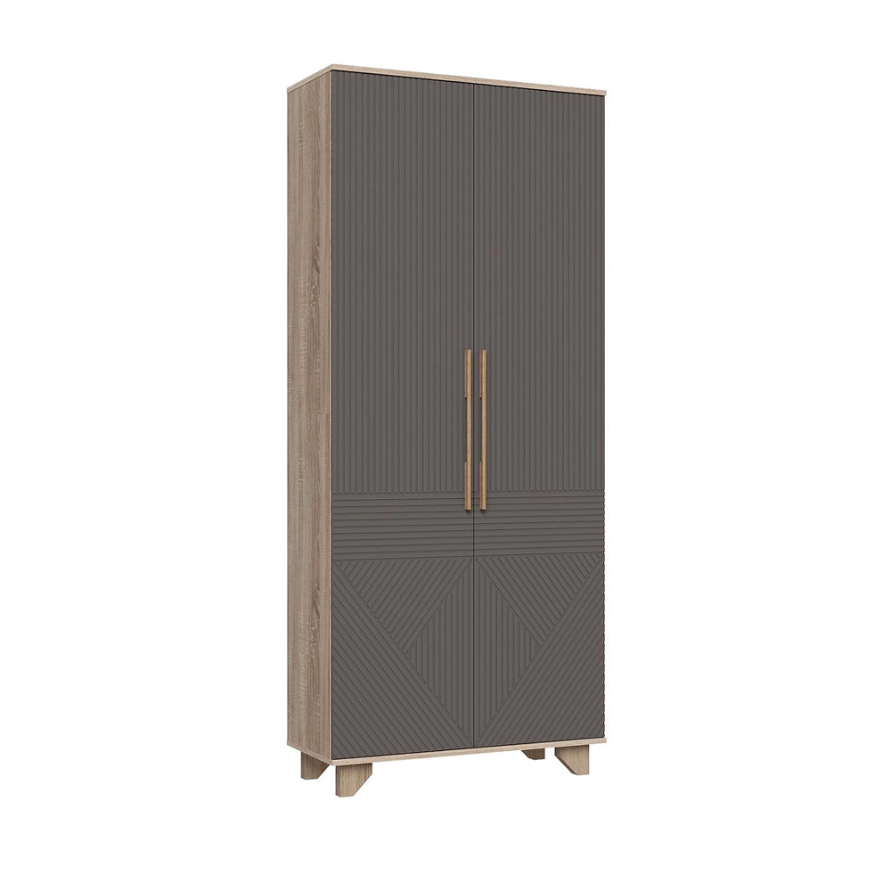 Ньёрд Шкаф 1800 Дуб Сонома/Черника