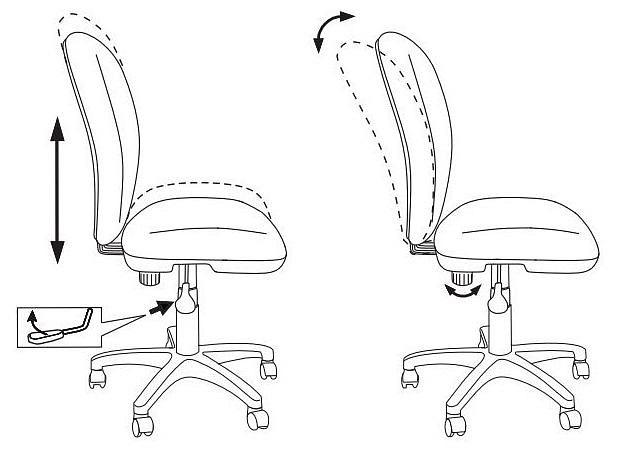 Стул компьютерный KD-W10