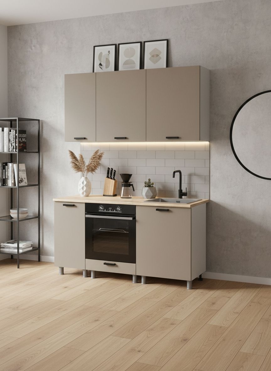 МК Аленушка В 400 Орешник,Матовый Вижен,скоба черный