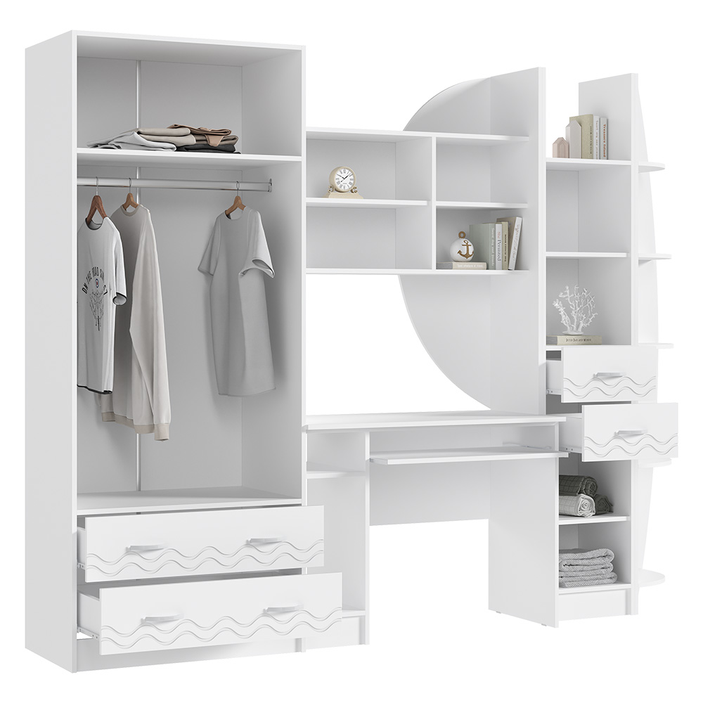 Стенка Юниор-2, Шарли Белый, Белый