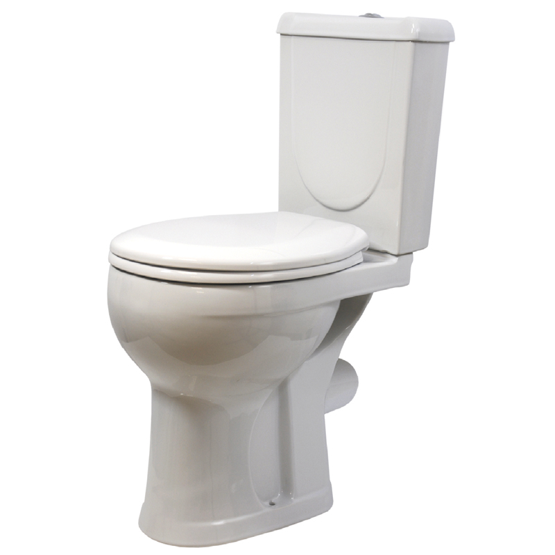 40301110402 Унитаз-компакт "Ирида" Стандарт/ белый, нижний подвод воды, горизонтальный выпуск (новый арт.40301110602)