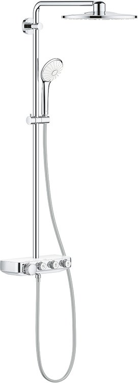 26507LS0 Euphoria SmartControl 310 DUO Душевая система с термостатом для душа, белая луна